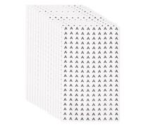 PATIKIL 15 Sheets Alphabet Stickers 13mm Small Letter A Self-Adhesive Labels Round Paper Letters Signs for Scrapbooking Organizing DIY Projects (200 Pcs/Sheet)
