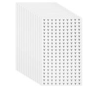 PATIKIL 15 Sheets Alphabet Stickers 13mm Small Letter Y Self-Adhesive Letter Labels Round Paper Letter Signs for Scrapbooking Organizing DIY Projects (200 Letters/Sheet)