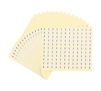 PATIKIL 15 Sheets Alphabet Stickers Letter I Small Round Sticker 1/2 Inch Self-Adhesive Paper Label for Inventory Organizing Storage Handmade (Total 1980Pcs)