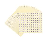 PATIKIL 15 Sheets Alphabet Stickers Letter J Small Round Sticker 1/2 Inch Self-Adhesive Paper Label for Inventory Organizing Storage Handmade (Total 1980Pcs)