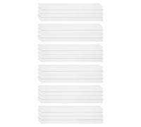 PATIKIL 150 Sheets Ruled Sentence Strips, 3" x 12" Cardstock 250GSM Writing Paper Black Lined Sentence Strips for Teachers Classrooms Offices Homes, White