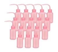 PATIKIL 150ml 5oz Succulent Eyelash Tattoo Wash Bottle, 18 Pcs Plastic Watering Squeeze Bottle Rinse Bottle for Plant Eyelash Extensions Irrigation Lab Gap Cleaning, Pink