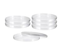 PATIKIL 150mm/5.9 Inch Plastic Petri Dishes with Lids, 6 Pack Petri Plates Tissue Culture Plate for Lab Science Experiment, Clear
