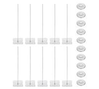 PATIKIL 150mm Perforated Insulation Pins with Round Washer,50 Sets 2in Insulating Nails Wall Plug for Fixing Foam Boards to Wall or Ceiling