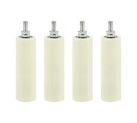 PATIKIL 150mmx50mm Slide Gate Guide Roller, 2Set Adjustable Nylon Rollers for Sliding Rolling Gate of Balconies Bedrooms Bathrooms Shops Industry, White