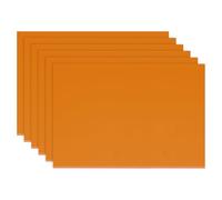 PATIKIL 150x100x3mm Phenolic Plastic Board, 6 Pcs Resin Laminated Sheet Plate Board PCB for Electrical Electronic Fixtures DIY and Crafts, Orange Red