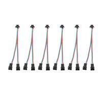 PATIKIL 15CM 1 to 2 ARGB Splitter Cable, 6 Pcs PWM Fans RGB Extension Power Cord with SM 3 Pin Connector Plug for Computer Chassis Motherboard