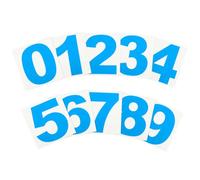 PATIKIL 15cm Reflective Number Stickers 0-9, 2 Set Vinyl Mailbox Number Decals Self-Adhesive Stickers for Outside Cars Doors Windows Signs Indoor Outdoor, Blue