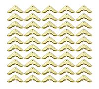 PATIKIL 15mm Metal Book Corners,100pcs Photo Corners Book Corners Protector Retro Metal Decorative for Crafting Scrapbook Photo Album Book Binding,Gold Tone