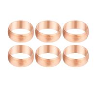 PATIKIL 15mm Tube OD Compression Sleeves Ferrules, 6pcs Copper Ferrule Fitting Compression Fitting Assortment Kit for Air Water Gas