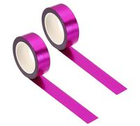 PATIKIL 15mm x 10m Metallic Washi Tape, 2 Roll Masking Foil Sticker Self Adhesive for DIY Art Craft Wrapping Decoration, Purple