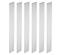 PATIKIL 15N20 Steel Flat Bar, 6 Pcs 12" x 1 1/2" x 1/8" Knife Making Steel Iron Stock for Forging Blade Knife Sword Chopper
