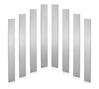 PATIKIL 15N20 Steel Flat Bar, 8 Pcs 12" x 1 1/2" x 1/8" Knife Making Steel Iron Stock for Forging Blade Knife Sword Chopper