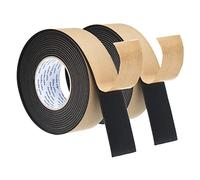 PATIKIL 16.4ft/5m Weather Stripping Door Seal Strip, 2 Roll EVA Foam Seal Tape Self Adhesive Strip 30mm Wide 3mm Thick for Door Window Insulation