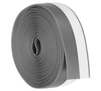 PATIKIL 16.4Ft Weather Stripping Door Seal, 25mm/1" W Silicone Self Adhesive Dustproof Waterproof Door Sealing Tape for Door Bottom Sealer Shower Glass Gaps, Grey