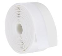 PATIKIL 16.4Ft Weather Stripping Door Seal, 35mm/1-3/8 W Silicone Self Adhesive Dustproof Waterproof Door Sealing Tape for Door Bottom Sealer Shower Glass Gaps, White