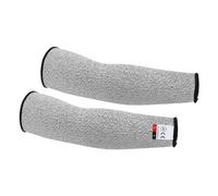 PATIKIL 16" Cut Resistant Sleeves, 1 Pair Level 5 Protection Arm Protectors Safety Arm Guard Thin Skin and Bruising for Men Women, Grey
