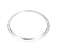 PATIKIL 16" Duct Connector Flange, Metal Straight Pipe Exhaust Flange Duct Mounting Plate for Heating Cooling Ventilation HVAC System, Galvanized Steel