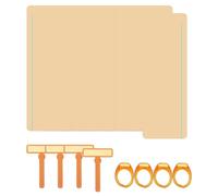 PATIKIL 16 Pcs Dyslexia Reading Tools, Colored Overlay Reading Tracker with Line Guided Reading Strips Highlight Bookmarks Finger Pointers for Teacher, Orange