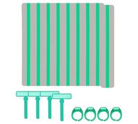PATIKIL 16 Pcs Dyslexia Reading Tools, Reading Tracker Guided Reading Strips Colored Overlay Highlight Bookmarks Finger Pointers for Teacher, Green