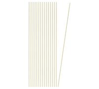 PATIKIL 16 Pcs Round Brass Rods, 1mm Dia. 18cm / 7.09 Inch Length H59 Brass Bar Solid Metal Rods for DIY Crafting Jewelry Plating Repairing Science Class, Brassy