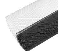 PATIKIL 16 x 39 Inch Wire Mesh, 2 PCS 304 Stainless Steel Woven Air Vent Filter 1mm Hole 0.15mm Wire Dia PVC Coated Mesh Cover Fence Screen Sheets for Cage Garden Window DIY, Black