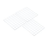 PATIKIL 16"x12" Wire Grid Panel, 3 Pack Wall Grid Decorative Panels Board Photo Pictures Display Decor Hanging Organizer for Home Office, White