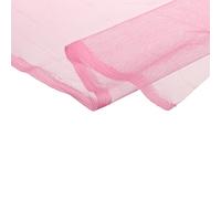 PATIKIL 160cm/62.4inch Mesh Fabric Slightly Stretchy for Netting Bag, Backpack Pocket, Curtains, Headdress, DIY, Stretch Mesh Pink 2m/6.56ft