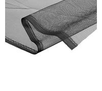 PATIKIL 160cm/62.4inch Mesh Fabric Slightly Stretchy for Netting Bag, Backpack Pocket, Curtains, Headdress, DIY, Stretch Mesh Black 2m/6.56ft