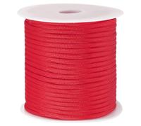 PATIKIL 164FT 550 Paracord, 7 Strand Parachutes Cord Spool 4mm Survival Strong Rope String for Camping Hiking Fishing, Bright Red