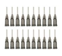 PATIKIL 16Ga Dispensing Needles, 102PCS 1/2 Inch Industrial Blunt Tip Dispensing Needle Tips with Luer Lock Needle for Refilling Liquid Inks Adhesive Glue Oil,Gray