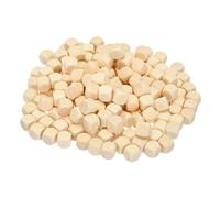 PATIKIL 16mm Blank Wooden Dice, 200 Pack Unfinished Wooden Blocks 6 Sided Wood Cube with Rounded Corners Square Wood Blocks for DIY Craft Projects