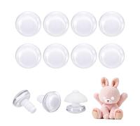 PATIKIL 16mm Moon Safety Eyes, 26Pcs Realistic Doll Crocheting Safety Eyes with Washers for Decor Crochet Accessories Dolls Craft Halloween, White