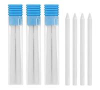 PATIKIL 16Pcs 5.6mm 2B Carpenter Pencil Lead Refills, Solid Dry Pencil Refills Break Resistant Lead Refill for Mechanical Carpenter Construction Pencils Art Drafting, White
