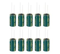 PATIKIL 16V 4700uF Electrolytic Capacitors, 10Pcs 13x25mm Aluminum High Frequency Electrolytic Capacitors for TV, LCD Monitor, Refrigerator, Circuit Boards, Green