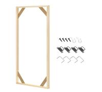 PATIKIL 16x24 inch Canvas Stretcher Bars, DIY Removable Wooden Splicing Canvas Frames Kit for Oil Paintings Poster Picture Photo, Arts Accessory, Paint by Numbers