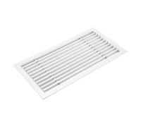 PATIKIL 16x8 Inch Linear Bar Air Vent Grille, 1 PCS Removable Aluminum Register Vent Cover Grille Air Diffuser for Ceiling, Sidewall HVAC Air Supply and Return, White