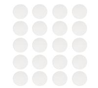 PATIKIL 17.5mm Metal Plate for Phone Magnet, 20pcs Round Adhesive Metal Plate Replacement Stickers for Magnetic Car Mount Holder Phone Case Wall, Silver Tone
