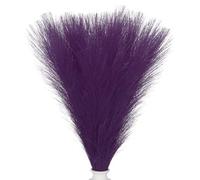 PATIKIL 17.7in Pampas Decor, 50pcs Artificial Pampas Bulk Fluffy Faux Grass Small Dried for Home Boho Decor Vase Wedding Wall Ground, Dark Purple