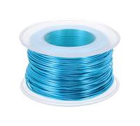 PATIKIL 18 Gauge 1mm Aluminum Craft Wire, 98.4 Ft Metal Wire Armature Bendable Wire for Jewelry Making Metal Wrap DIY, Bright Blue