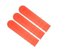 PATIKIL 18 Inch Chainsaw Bar Cover, 3Pcs Chainsaw Scabbard Plastic Durable Chain Saw Bar Protective Cover for Garden Accessories Replacement, Orange