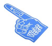 PATIKIL 18 Inch Giant Foam Finger, We Are #1 EVA Foam Hand Cheerleading Vibrant Color for Celebration Pom Poms Sports Events Spirit Games Party, Blue