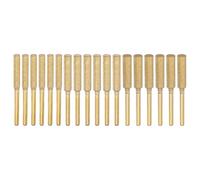 PATIKIL 18 Pcs Diamond Chainsaw Sharpener 3 Sizes High Hardness Sharpening Stone Polishing Chainsaw Sharpening Kit Grinding File Tool, Gold(5/32", 3/16", 7/32")