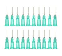 PATIKIL 18Ga Dispensing Needles, 52PCS 1/2 Inch Industrial Blunt Tip Dispensing Needle Tips with Luer Lock Needle for Refilling Liquid Inks Adhesive Glue Oil,Green