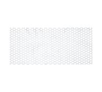 PATIKIL 19.7" x 9.8" 304 Stainless Steel Perforated Sheet, 2Pcs 0.3" Round Hole 20GA Expanded Metal Mesh Plate Screen Decorative Meshes for Ventilation Grill