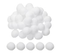 PATIKIL 1inch Pom Poms for Crafts, 500pcs Small Pompoms for Crafts Mini Puff Balls Bulk High Elasticity Fuzzy Balls for Hats Christmas Art DIY, White