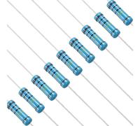 PATIKIL 1M Ohm Resistor, 50Pcs 2W Metal Film Fixed Resistor Kit 1% Tolerance Multiple Values of Resistance Optional for DIY Electronics Projects Computer TV Circuit Board