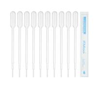 PATIKIL 1ml Pipettes Dropper, 24pcs Plastic Pipettes Disposable Pipette Transfer Pipette Calibrated Plastic Eye Dropper with Scale for Science Laboratory Resin DIY Crafts Makeup Oil