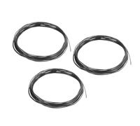 PATIKIL 1mm Bonsai Training Wire, 3 Roll Floral Wire Stems Anodized Aluminum Tree Wire 16.4 Feet Total for Gardening Branch Fixing, Black