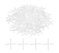 PATIKIL 1mm Cross Tile Spacers,600 Pcs Suit 1mm Plastic Floor Wall Hexagonal Tile Spacers for Floor Wall Spacing Paving Tiling Installation Leveling Laying Tools, White
